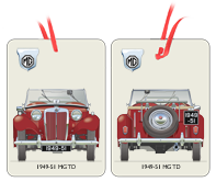 MG TD 1949-51 Air Freshener